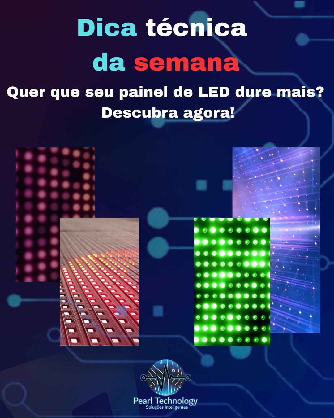 Dica Técnica da Semana: Você sabia que a limpeza regular do seu painel de LED pode dobrar a vida útil dos módulos? 😮 Poeira, gordura e umidade acumuladas são vilões silenciosos que comprometem o brilho e causam falhas! Quer evitar prejuízo? Limpe com cuidado e conte com manutenção especializada. 📲 Chama a gente, link na…
